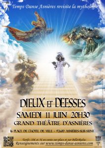 Affiche_Dieux et Déesses_Temps Danse Asniières