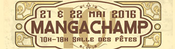 Retrouvez-moi sur le salon Mangachamp les 21 et 22 mai