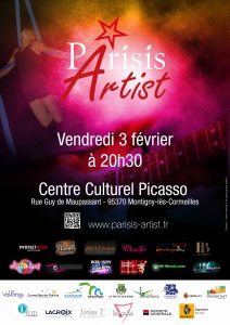 Soirée Parisis Artist du 3 février 2017